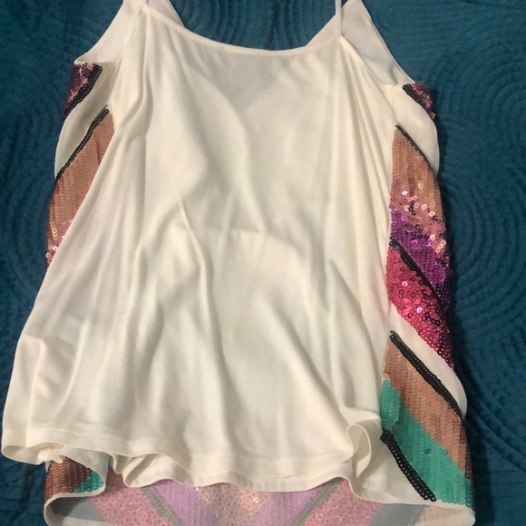NWOT Sequin tank top - Picture 3 of 4